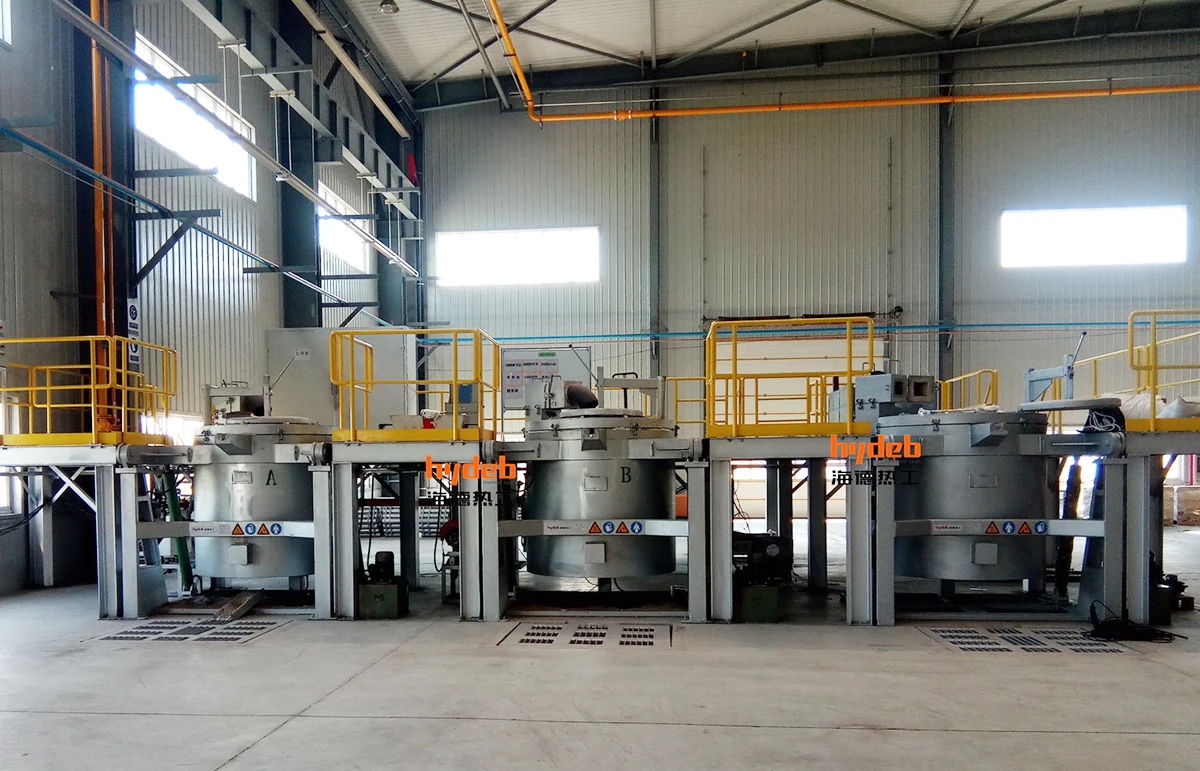 Industrial Heat Treatment Electric heating furnace  Aluminum Crucible Melting Holding Furnace