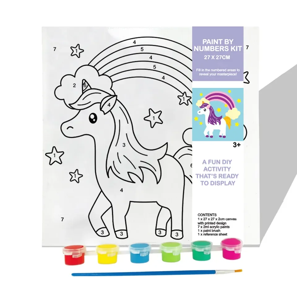 Wall art paintings Party Kits Pre Drawn Canvas Paint and Sip Date Night Games Painting By Numbers