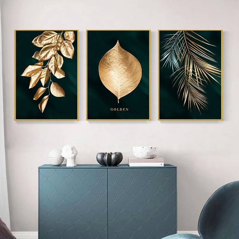Living Room Home Decor Cuadros Modern Nordic Art Feather Canvas Glass Painting canvas wall art painting nordic