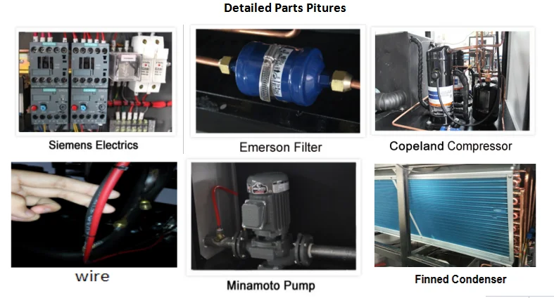 Haney 15HP portable small air cooling and water chiller for mini cooling system chillers de enfrimiento agua