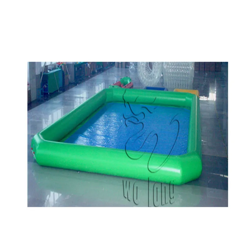 Красочные завышенные слайд надувной бассейн ПВХ материал бассейном для аквапарка