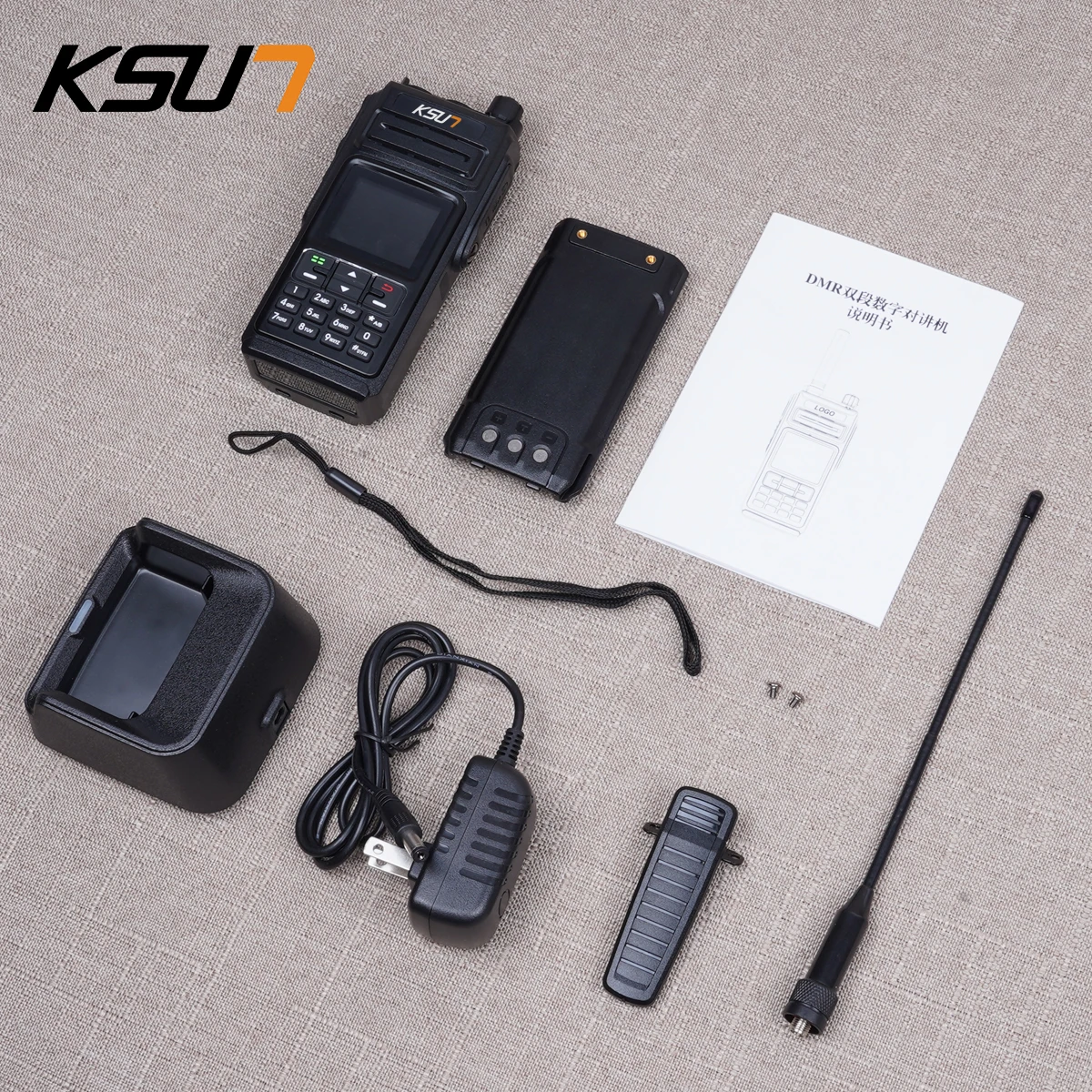 KSUT DM20UV DMR and Analog Two-way Radio Portable UHF VHF Ham Radios Long Distance Digital Walkie Talkie