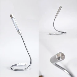Usb new strange flexible metal hose led light 6pcs super bright light bead notebook keyboard portable lamp USB light
