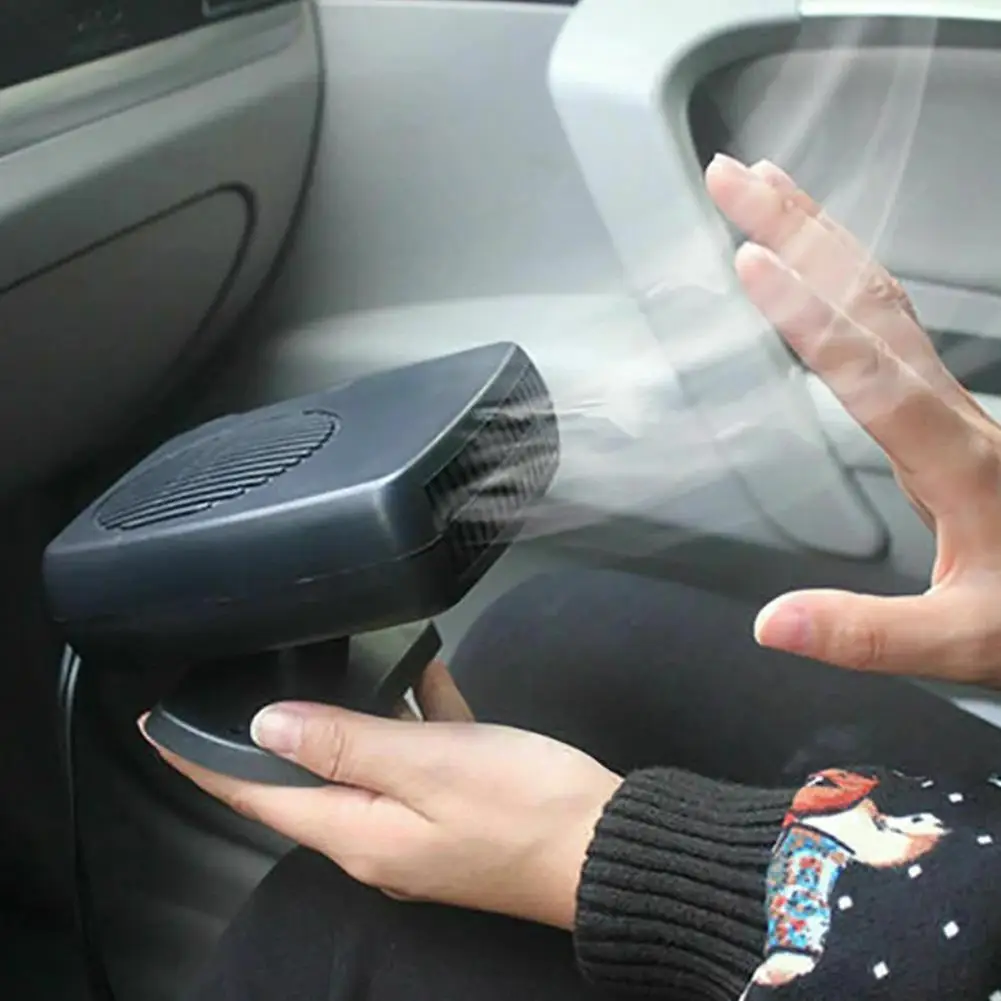 12/24V 200W Portable Auto Electric Car Heater Windshield 360 Degree Rotationdc electrically air fan ABS plug in heater