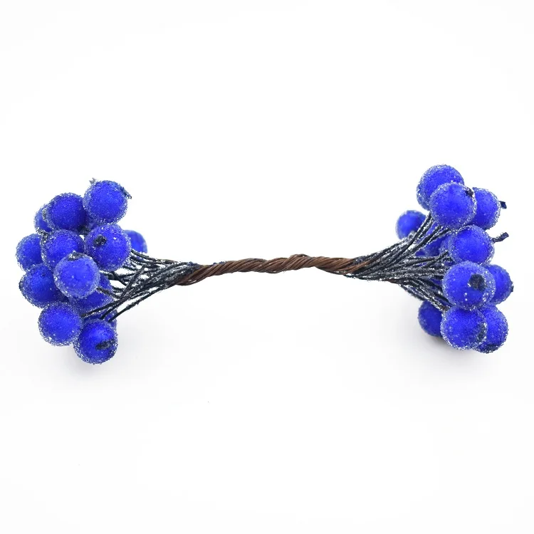 20pcs High Quality Foam Flower Berry Berry Pick Diy Artificial Christmas Berry