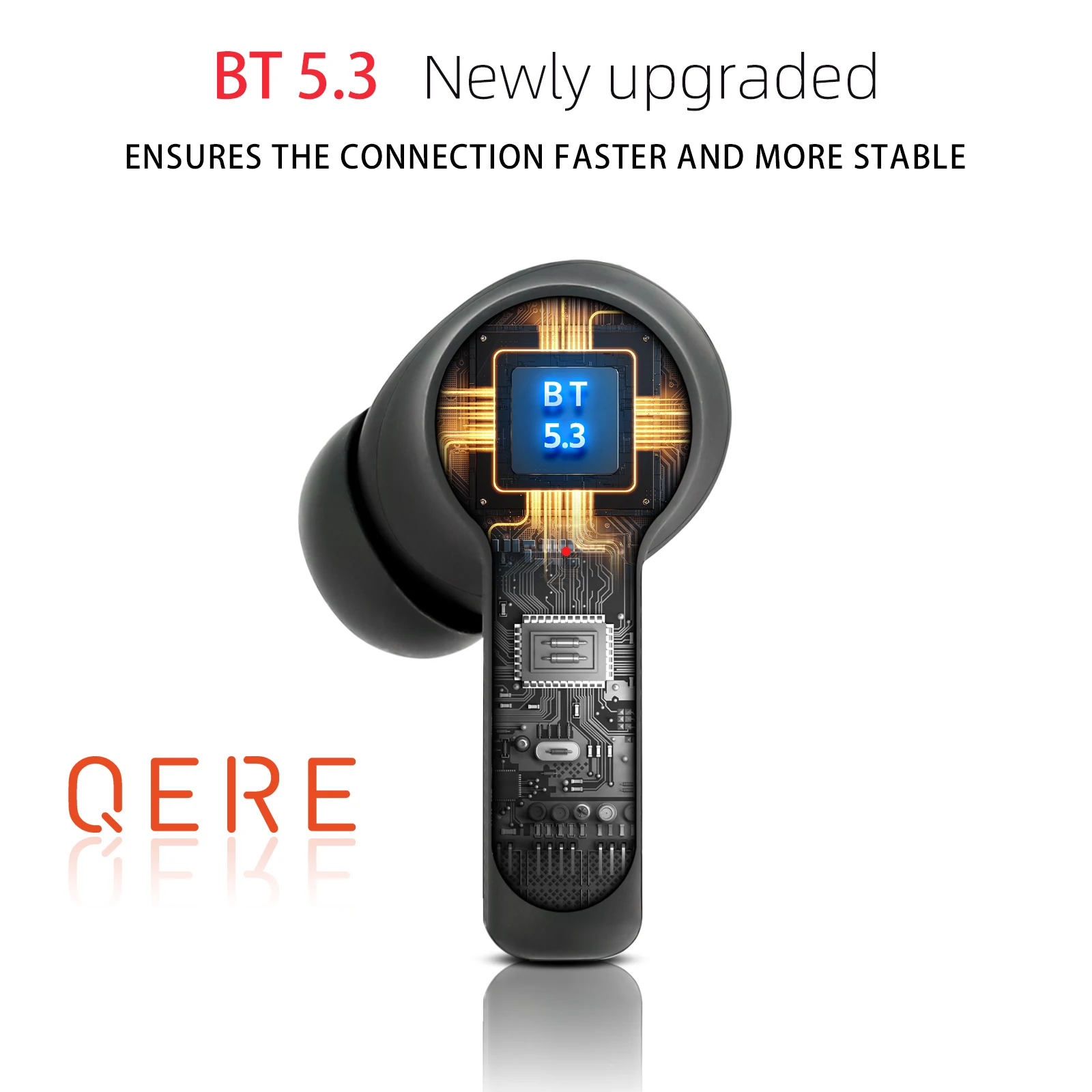 Ship From US EU QERE Wireless True Stereo Waterproof In Ear Gaming Sport TWS Headset Earbuds Wireless Earphones Headphones