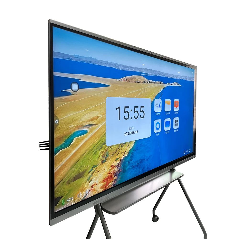 Cheap sale 4K interactive smart digital whiteboard with touch screen and multi-mode projection video conference