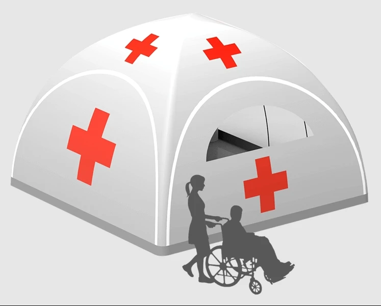 Medical Inflatable tents Air Dome medical mobile hospital medical testing and med care health center canopy tent