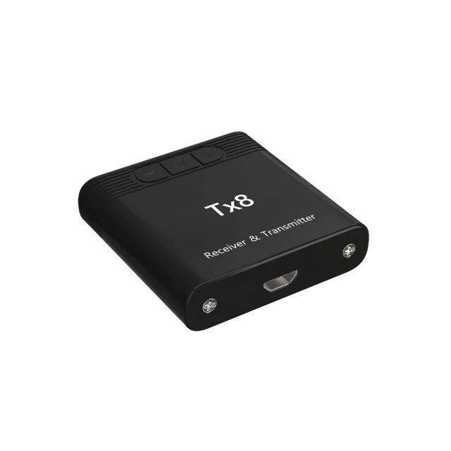 2-in-1 TX8  BT5.0 Audio Receiver and Transmitter Wireless Audio Adapter Home Theater Phone TV and PC