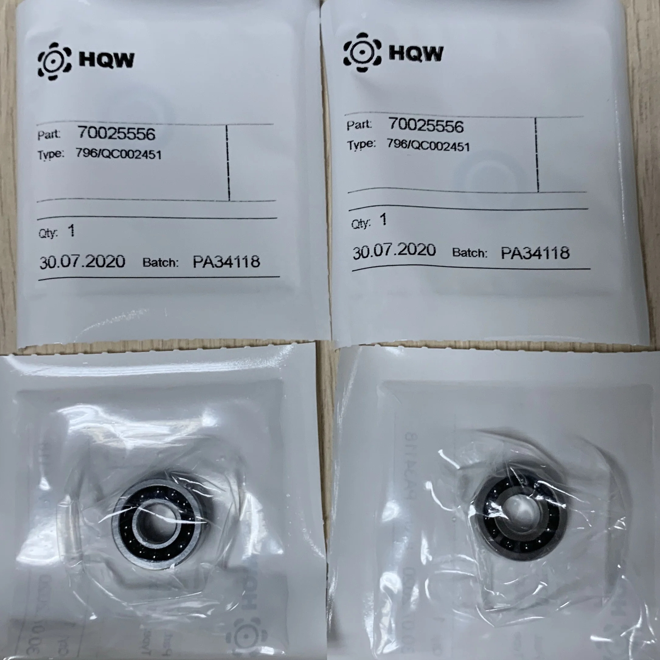  Подшипники HQW 796/QC002451 для струйных