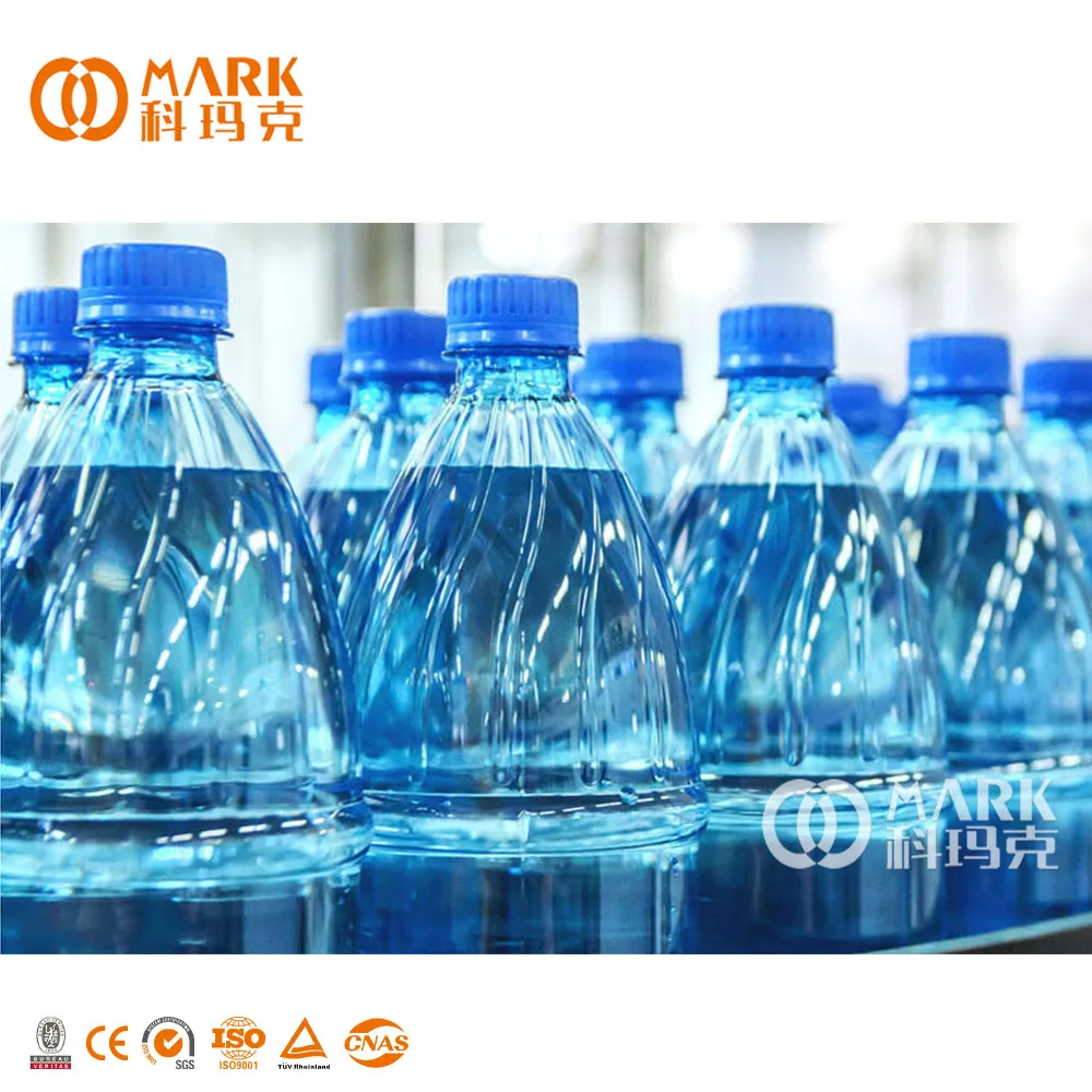 Full Automatic Complete Drink /Drinking Mineral Pure Water Bottled Filling Bottling Production Line For Bottle Plant