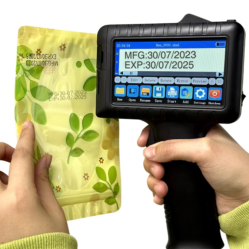Best Thermal Tij Inkjet Printer Handheld Coding Machine For expiry date barcode logo serial number