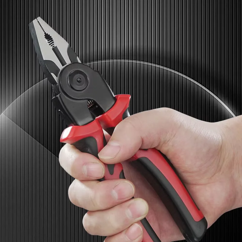 5 in 1 Universal Multi-purpose Interchangeable Head Pliers Set Vice Manual Tool Ideal For Electricians.