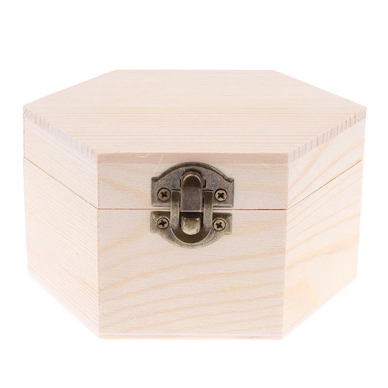 Hexagonal Wooden Flower Box