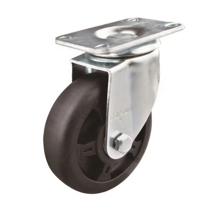 75 мм/90 мм/100 мм/125 мм Диаметр колеса тележка рицинусы колеса Запираемые поворотные ролики