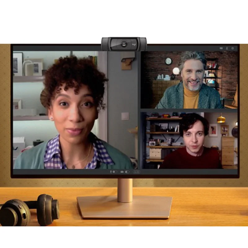 Logitech Pro C920 HD webcam computer camera Desktop camera net course Teaching Conference camera 1080p