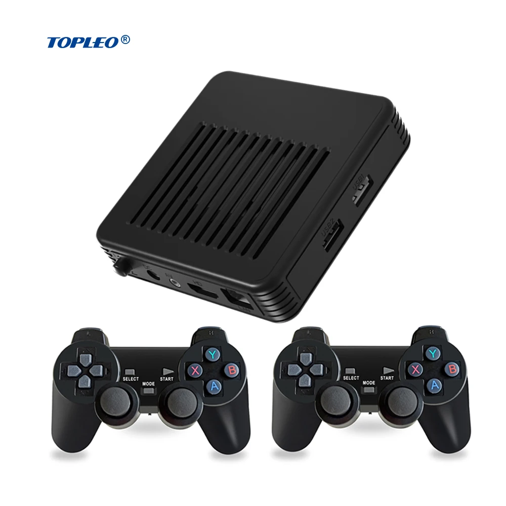 Topleo Play popular 3D games android box retro video game console handheld tv video game box