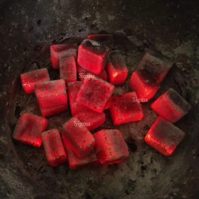 Sigma smokeless Arab Jordanian royal charcoal 500gram flat charcoal for shisha hookah