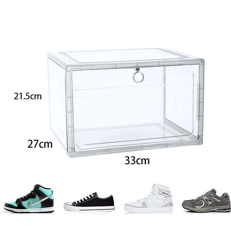 Hot Selling Acrylic Transparent Shoe Organizer Oxidation Resistant Shoe Cabinet Set