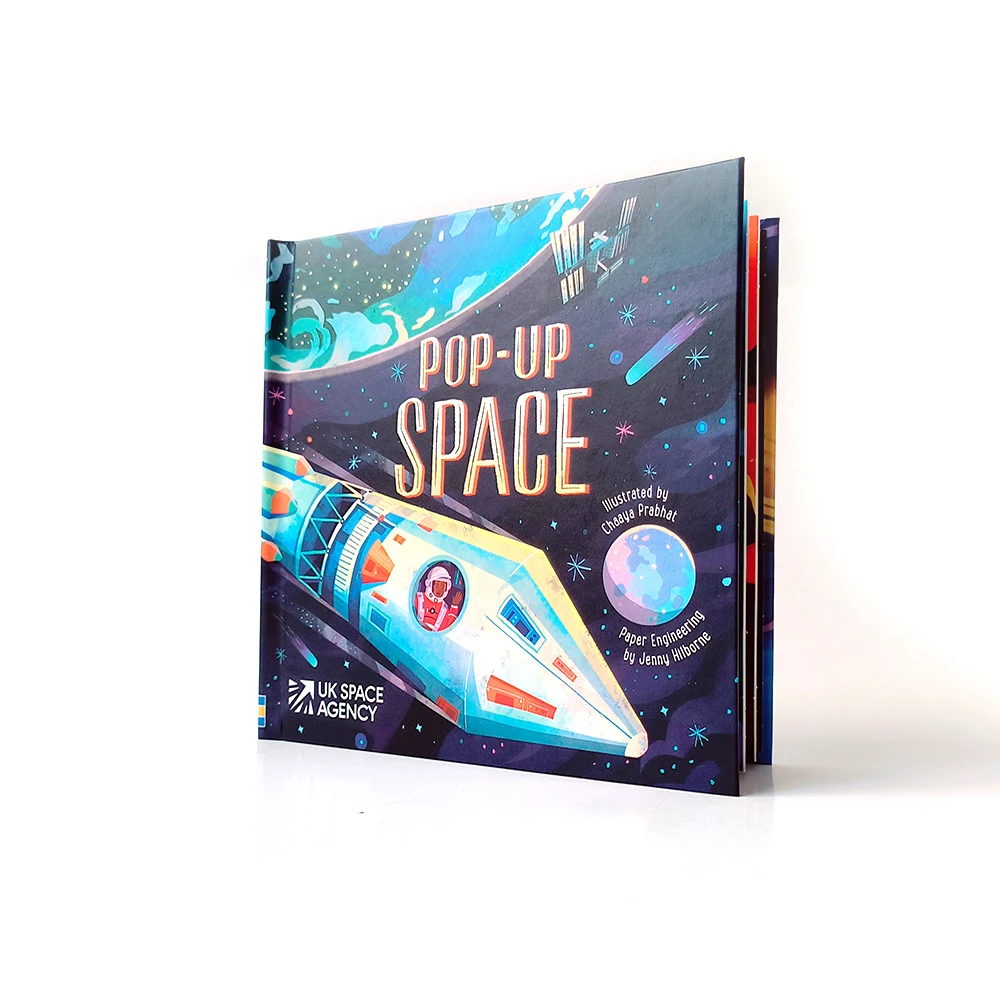 Книги сказок космический корабль 3d всплывающие сказочные книги для детей Мальчики и девочки игры перерабатываемая бумага печать