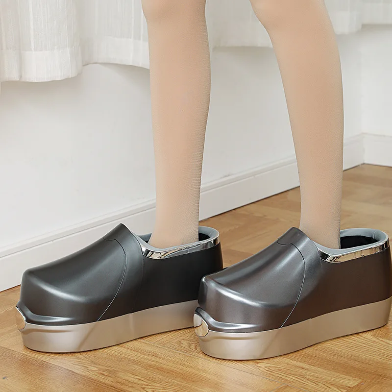 2024 New Multifunctional Infrared Foot Muscle Massage Shoes Rechargeable Promote Blood Circulation Heated Electric Massage Shoes