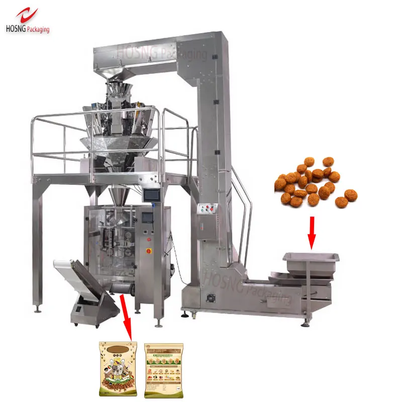 VFFS 420 2 4 10 14 20 Multi Head weigher 0.6 1.6 2 2.5 4 litres bag size 5 to 12 inch width Z feeder conveyor packaging machine