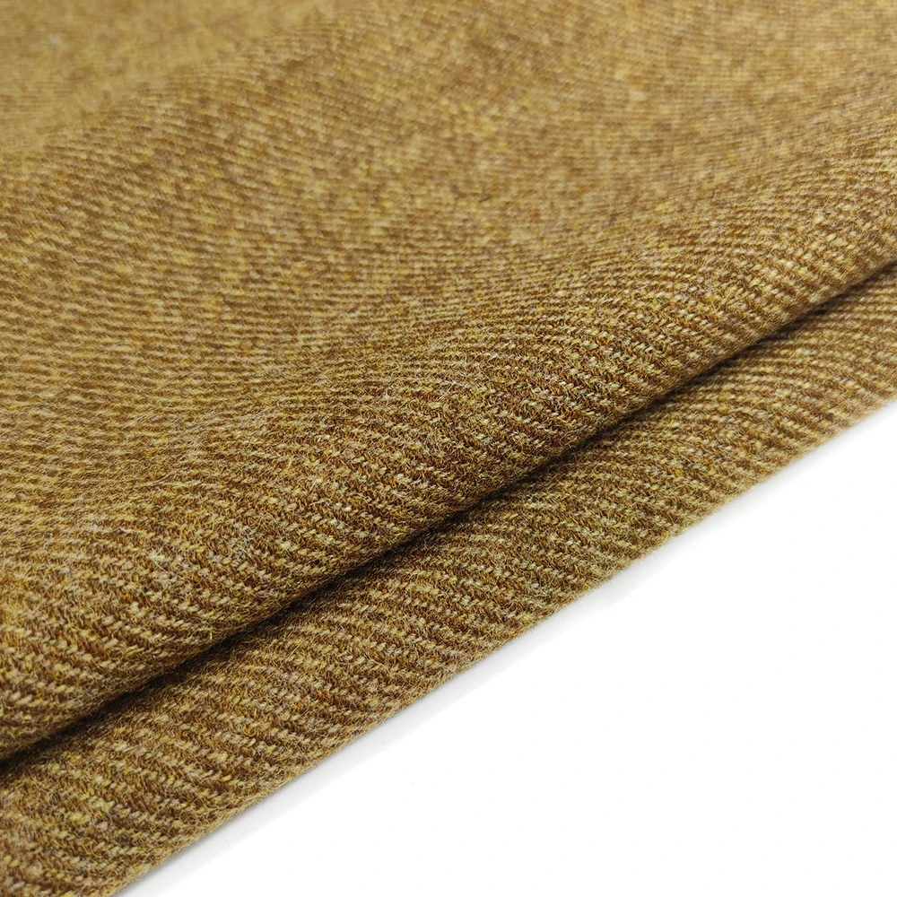 100% wool 500g/m twill  wool coat fabric