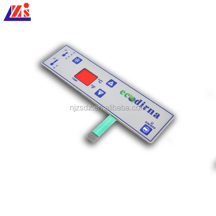 membrane switch with Aluminum plate for cnc machine tool