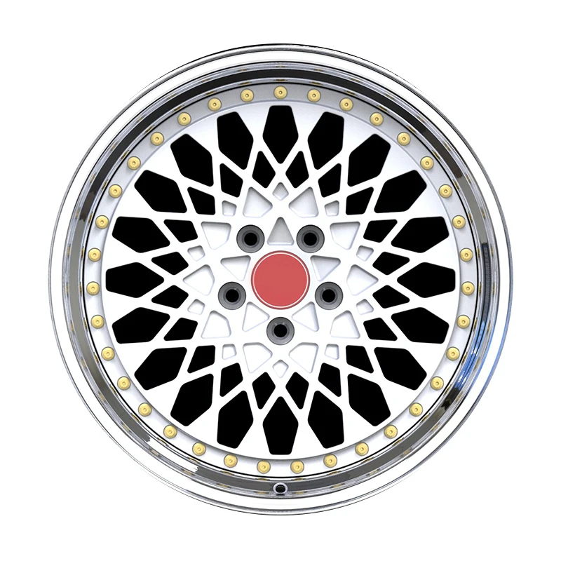 Big throw edge deep dish lip two pieces 17-24 size forged wheels modified for Ferrari Sports car Golf BMW E-class Porsche Series