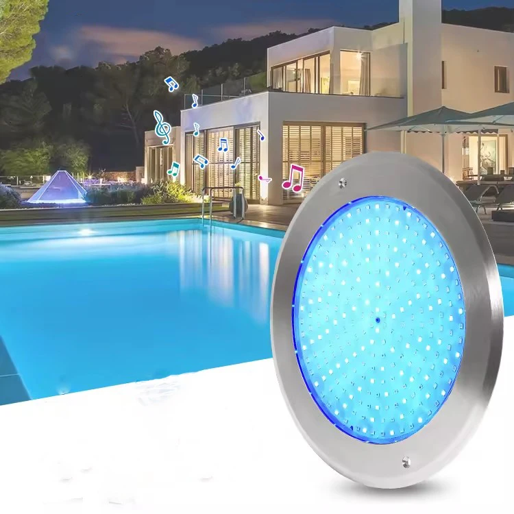 IP68 316 Stainless Steel wall mounted RGBW smart phone Slim flat 12 volts Underwater led Swimming pool Lights