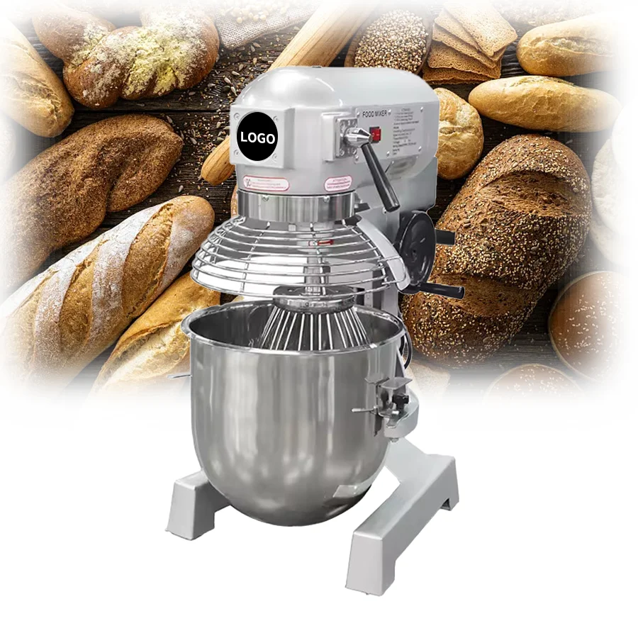 10l 15l 20l 25l 30l 40l 50l 60l 80l 100l Commercial Food Mixer Dough Mixer Food Multifunction Commercial Bakery Bread Mixer for