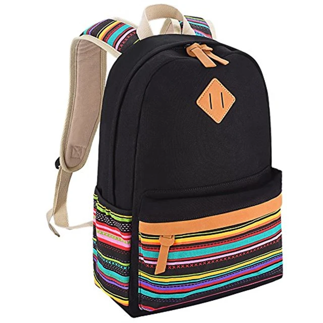 Sandro UK Black Women Backpack Climbing Canvas Checkered Custom Backpacks with Designs