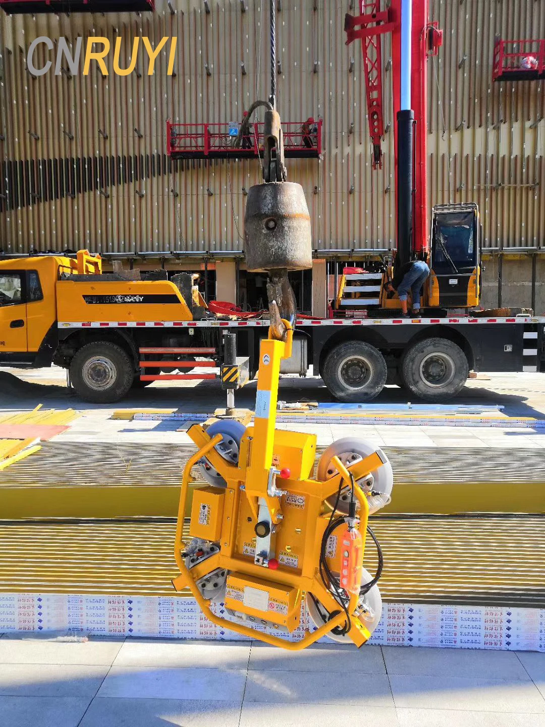 
24hrs quick delivery telehandler glass lifter nomad glass lifter suction cups wholesale 