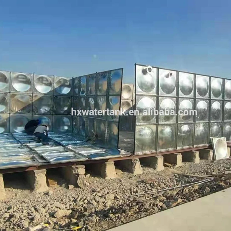 Galvanizing Combined Vessel 1220mm  * 1220mm Storage Hdg Overhead  Steel Water Tank