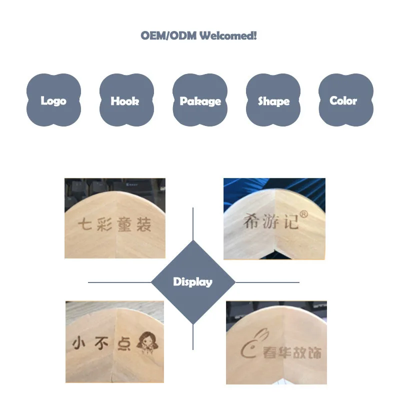 Wood hangers natural camphor smooth surface  non slip premium wall guitar wooden suit hanger for clothing