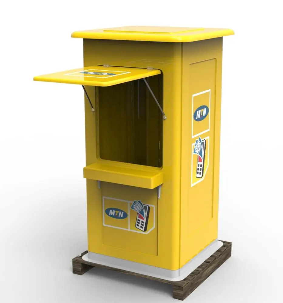 Demountable fiberglass prefab kiosk