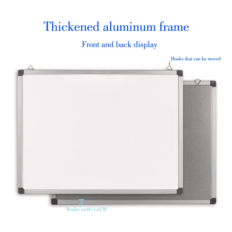 Wholesale Custom Hanging Wall Mount Classroom Aluminium Frame Dry Erase Magnetic Whiteboard White Board For School