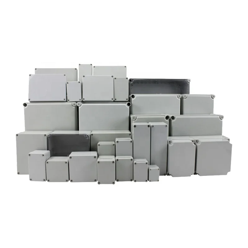 MyWarmstar PVC ABS Ip65 Plastic Explosion Proof Waterproof Cable Gland Electrical Enclosure Junction Box White Body Customized