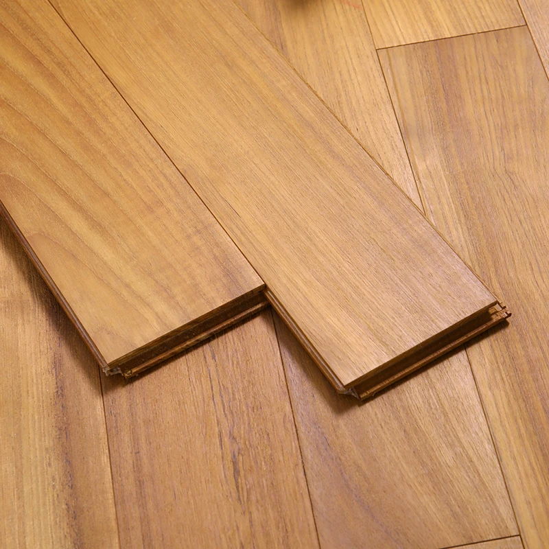 popular high quality Burma Teak Wax Oil solid wood flooring,in door Hardwood Flooring  For Indoor Residential