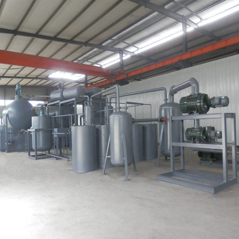 Equipment for distillation of waste oil into diesel fuel
