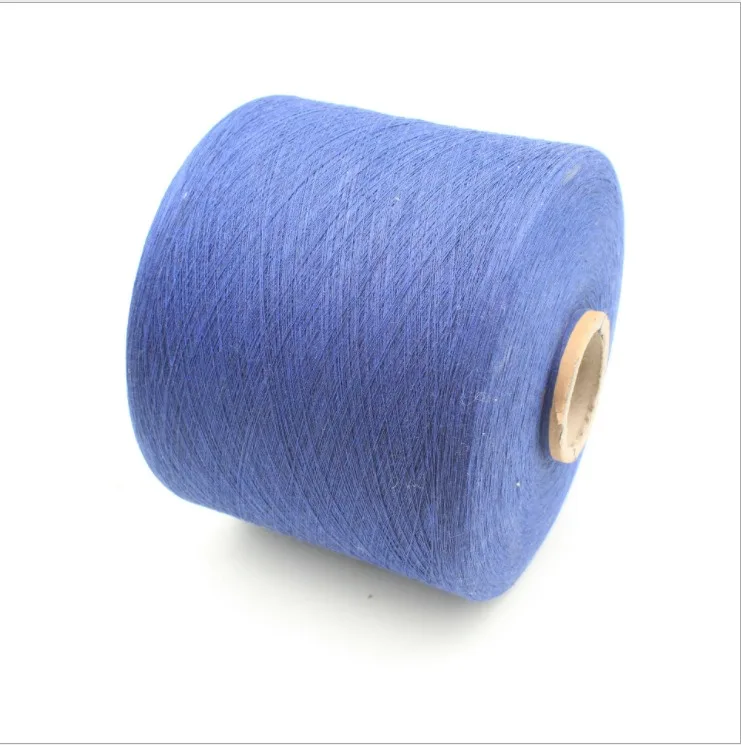 yarn cotton Sustainable recycled ne16/1 ne20 1 pc65/35  poly cotton knitting  socks yarn