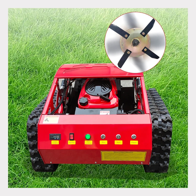 Cheap Price Garden home use automatic gasoline mini remote control slope lawn mower