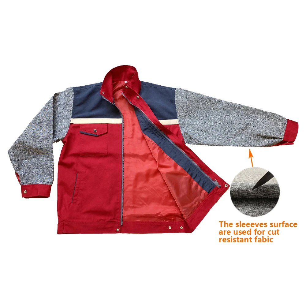 Custom Worker Uniform Industrial Factory Worker Cut Resistant Clothing Labor  Working Uniform
