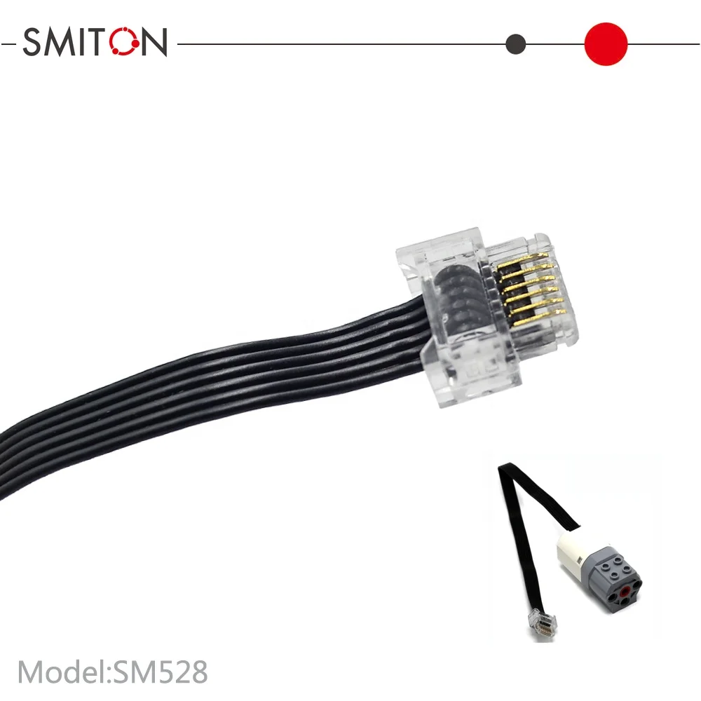 Mini DIY Le-go Toy RJ-12 6P6C Cable