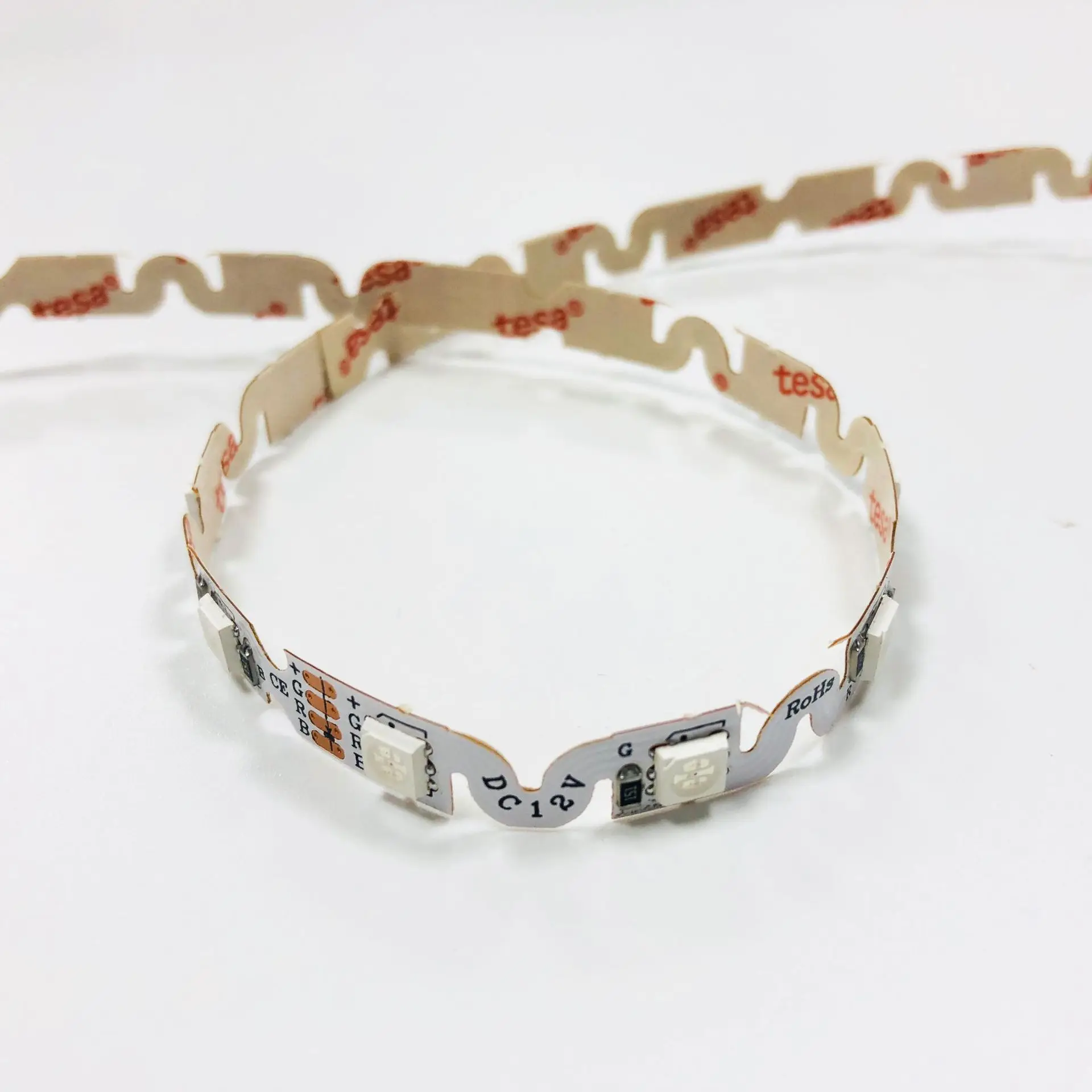 S-Shape Decorative SMD5050 2835 S Shape RGB 12V Flexible LED Strip Bendable LED Strip Light RGB LED Flexible Strip Lighting