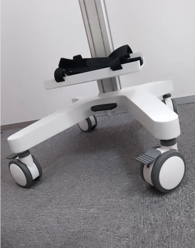New arrival medical trolley for patient monitor cart for Nihon Kohden G7