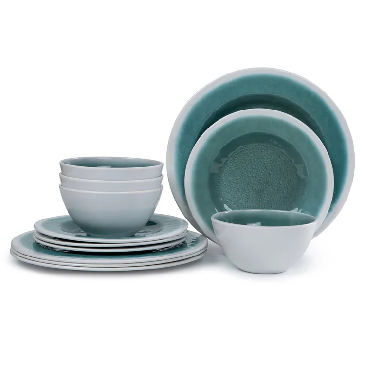 Melamin unzerbrechlich geschirr-sets luxury dinner set tableware, water droplets melamine nordic table ware dinner ware