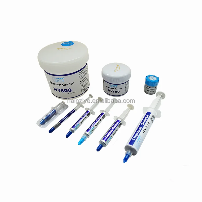 Grey 25g led lights heat sink thermal compounds HY510 syringe high temperature CPU&GPU processor Conductive thermal paste
