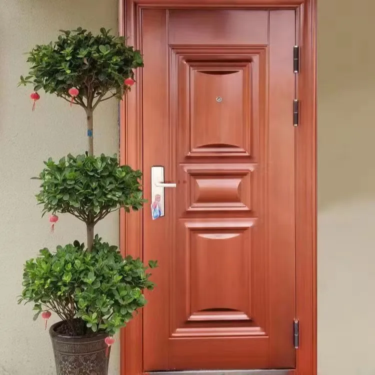 Steel security door for family house Steel Turkish armored front door Stainless steel security door