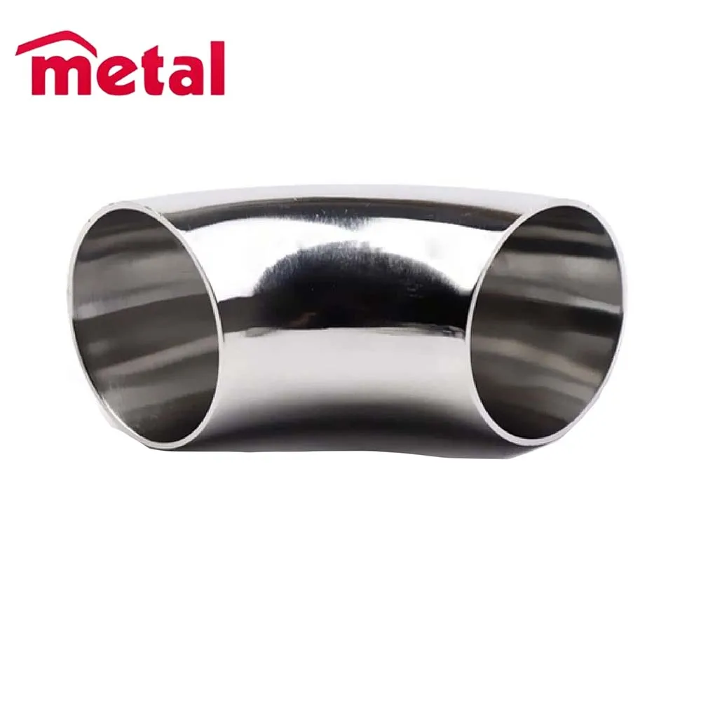 Металлическая промышленная стыковая сварка 90 градусов л/р STD ANSI B16.9 316L 304 из нержавеющей стали локтевой арматура